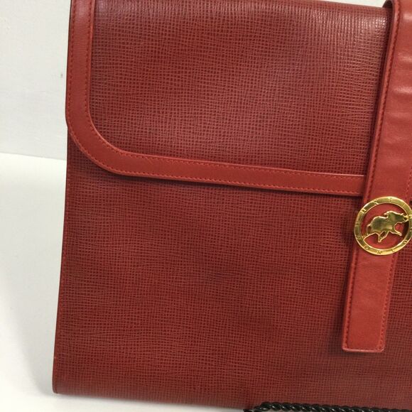 Hunting World Women's Leather Clutch Bag Red One Size - Picture 2 of 14